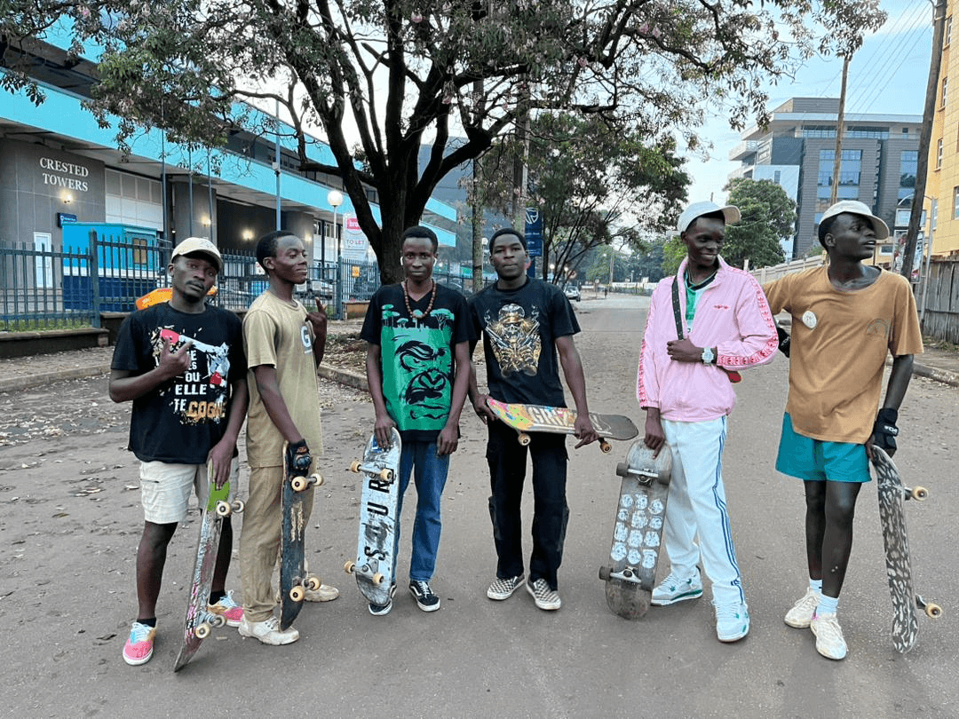 Sponsor Kampala Skateboard Initiative and Bring then Online and Onchain